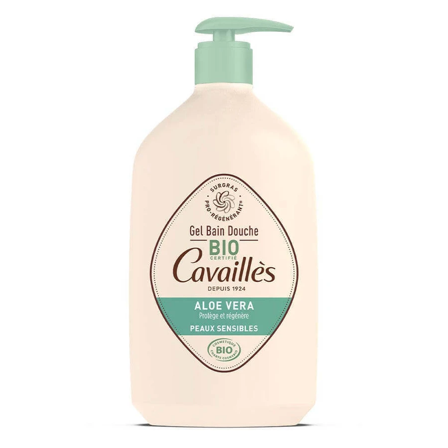 Cavaillès Aloe Vera Bio Bath & Shower Gel Cleanser Sensitive Skin 1L: цены и характеристики