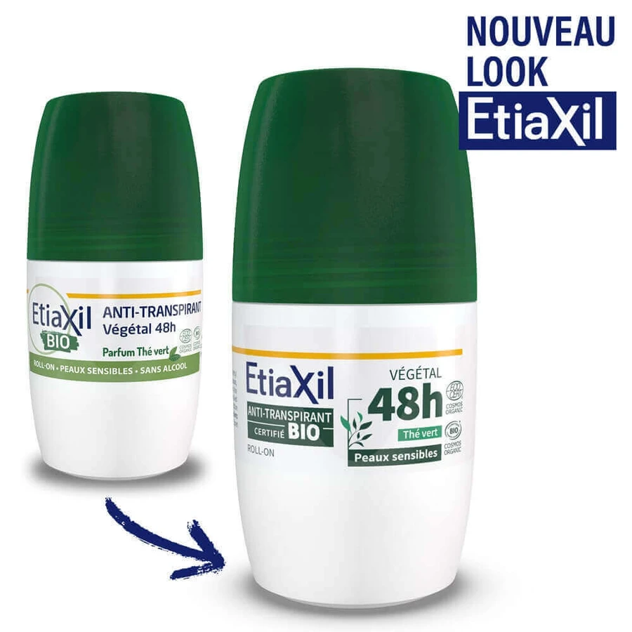 Etiaxil Антиперспирант ролл-он с органическим зеленым чаем 48H 2х50 мл: цены и характеристики