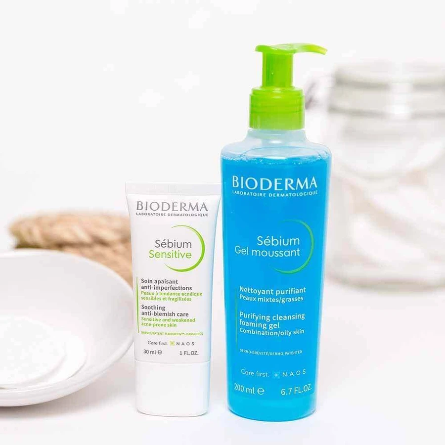 Bioderma Sebium Gel геттеринг и очищение комбинированной и жирной кожи 200 мл: цены и характеристики