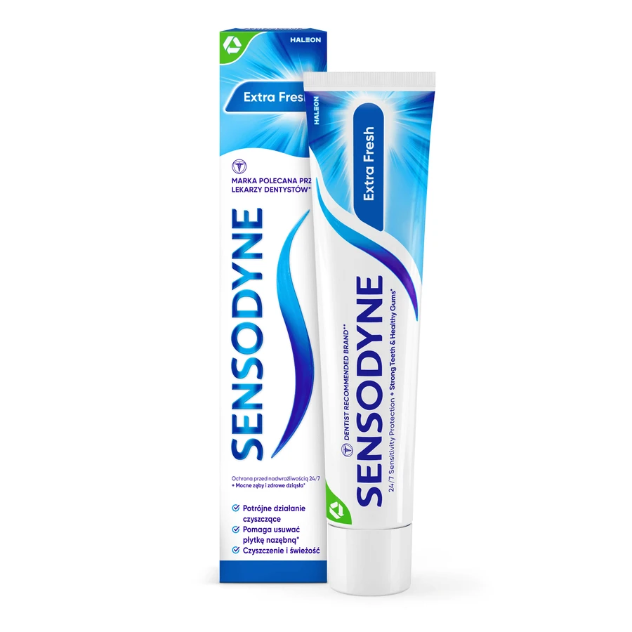 Зубна паста Sensodyne Extra Fresh, 75 мл: ціни та характеристики