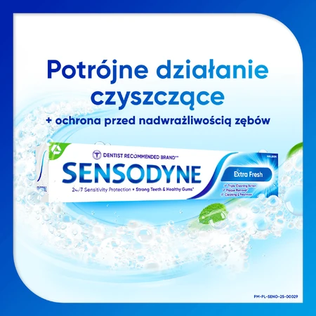 Зубна паста Sensodyne Extra Fresh, 75 мл: ціни та характеристики