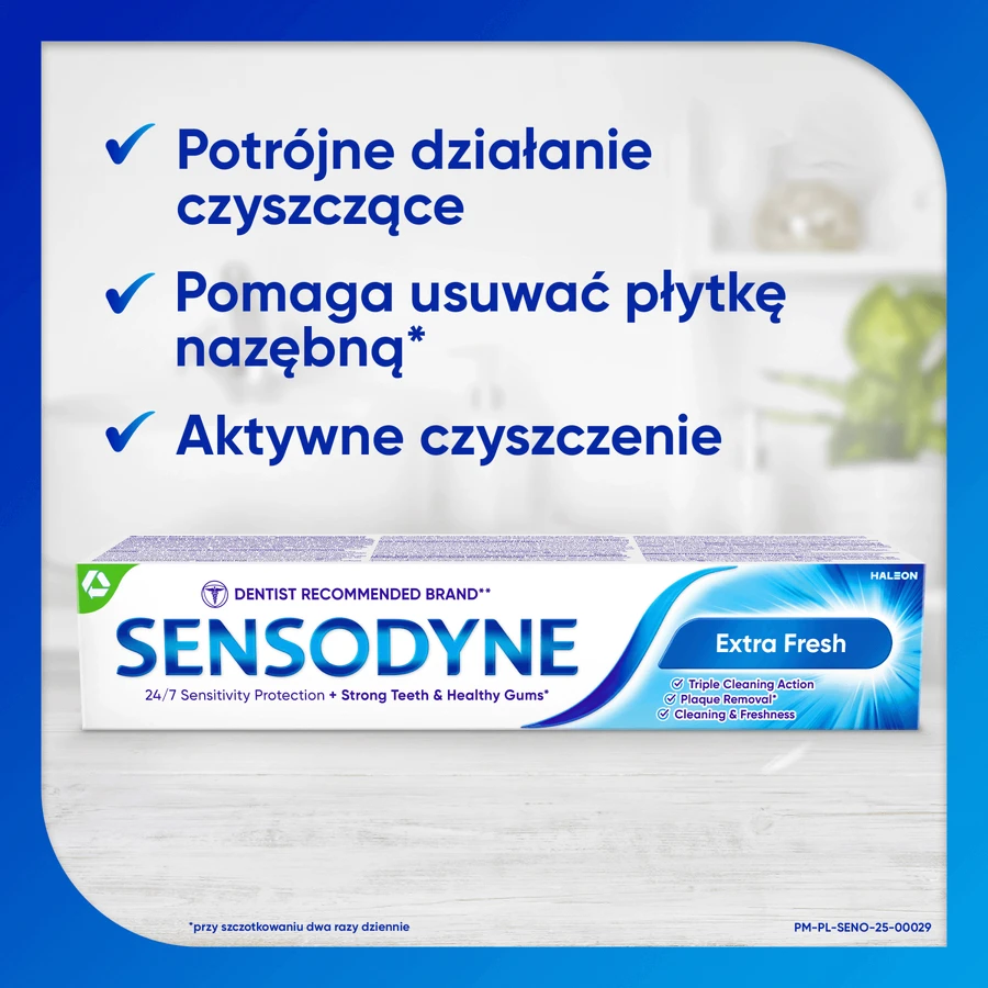 Зубна паста Sensodyne Extra Fresh, 75 мл: ціни та характеристики