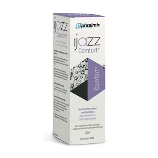 Ophtalmic Comfort Jazz Багатофункціональний розчин для догляду за м'якими контактними лінзами для чутливих очей 360 мл