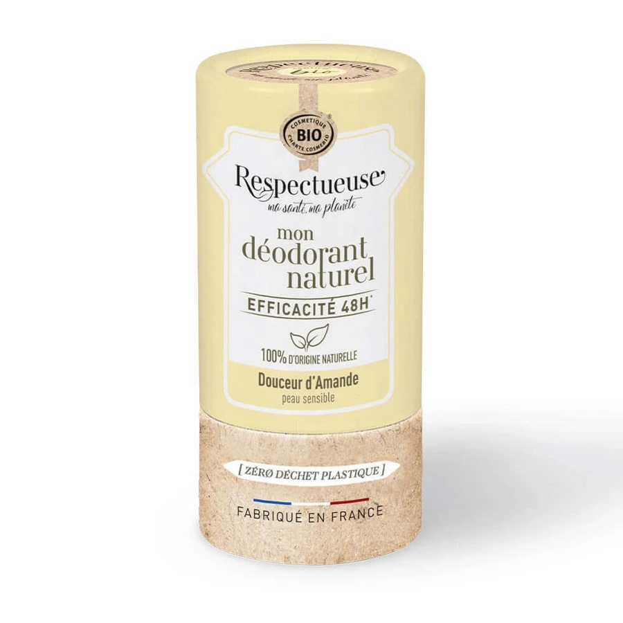 Respectueuse Mon Déodorant Naturel Effective 48h Bio Almond Delicacy для чувствительной кожи 50г: цены и характеристики