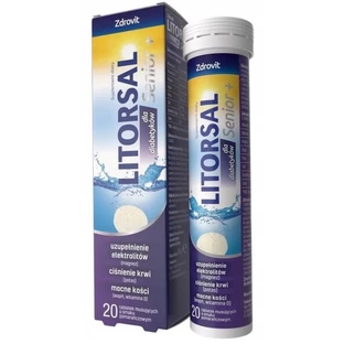 Zdrovit Litorsal Senior+ pentru diabetici, 20 comprimate efervescente