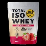 Протеиновый порошок Total Iso Whey со вкусом клубники, 450 г, Gold Nutrition