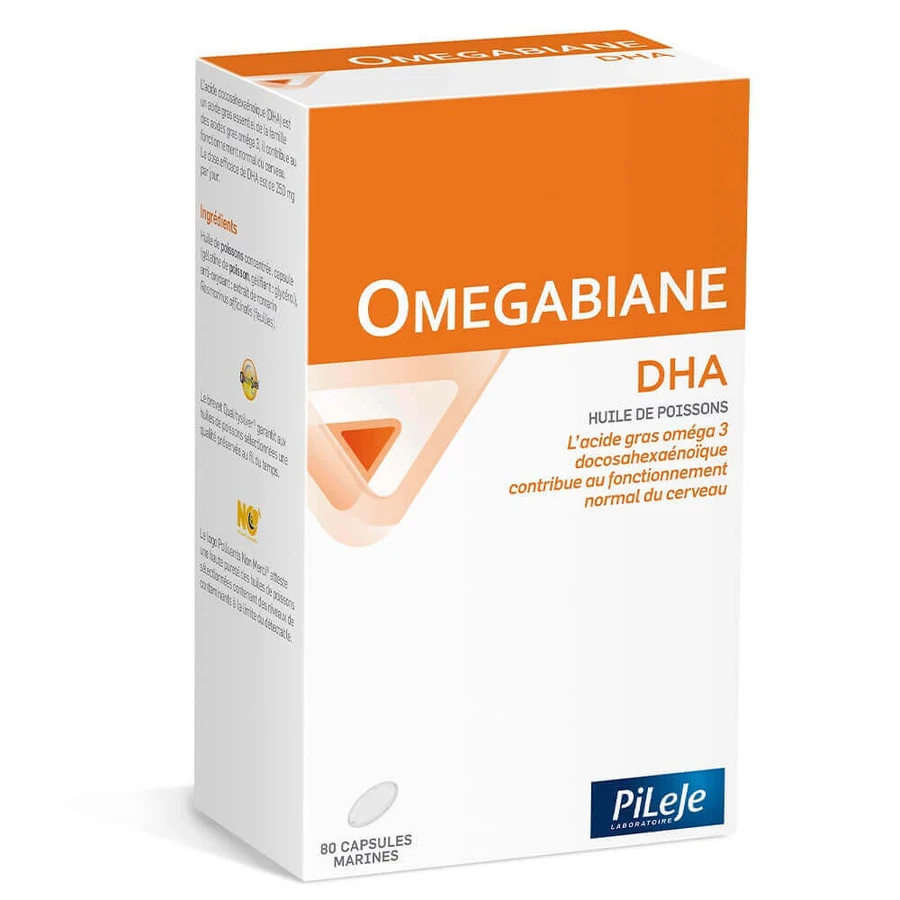 Pileje Omegabiane Omegabiane Dha 80 капсул: цены и характеристики