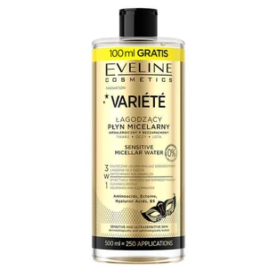 Заспокійливий міцелярний лосьйон Eveline Cosmetics Variete, 500 мл