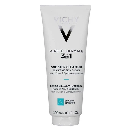 Vichy Purete Thermale Засіб для зняття макіяжу 3 в 1 для чутливої шкіри обличчя та очей 300 мл: ціни та характеристики