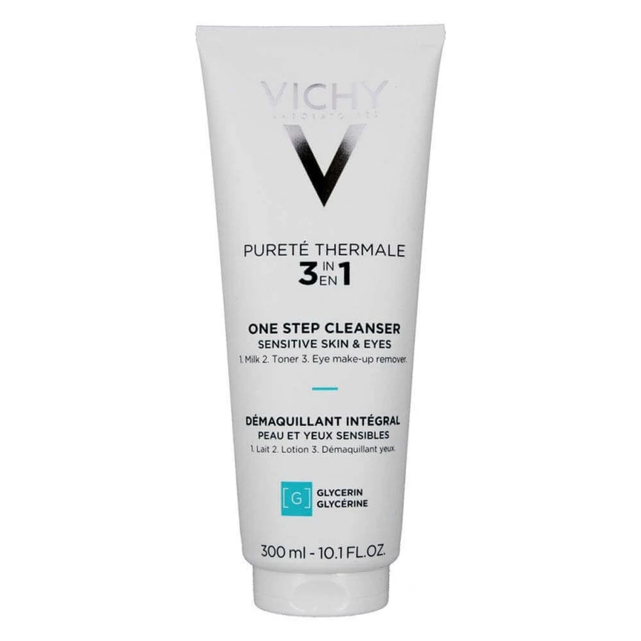 Vichy Purete Thermale Засіб для зняття макіяжу 3 в 1 для чутливої шкіри обличчя та очей 300 мл: ціни та характеристики