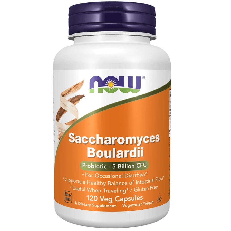 Now Foods Saccharomyces Boulardii 5 млрд КУО, 120 веганських капсул: ціни та характеристики