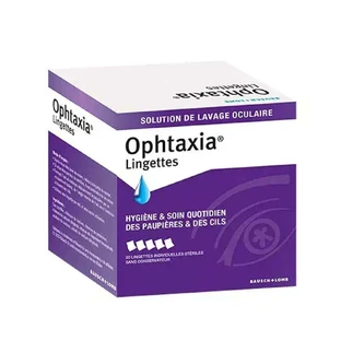 Bausch&Lomb Ophtaxia Серветки для щоденної гігієни та догляду за повіками і віями x20