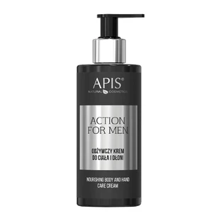 Набір Apis Action for Men, крем для волосся для тіла та чоловіків, 300 мл + крем для волосся для тіла, 50 мл + гель для догляду за обличчям, 300 мл за 1 пенні