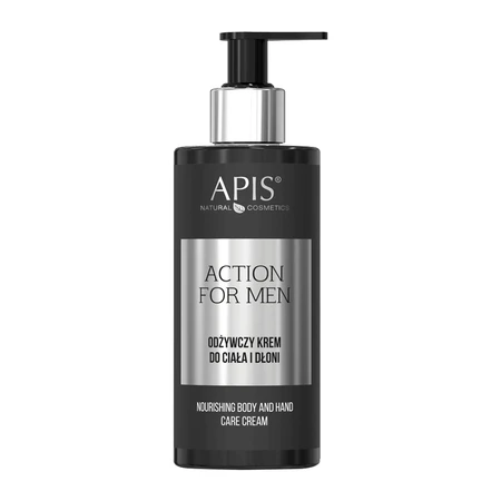 Набір Apis Action for Men, крем для волосся для тіла та чоловіків, 300 мл + крем для волосся для тіла, 50 мл + гель для догляду за обличчям, 300 мл за 1 пенні: ціни та характеристики