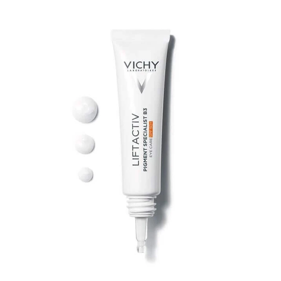 Vichy Liftactiv Pigment Specialist B3, крем для повік проти гіперпігментації, SPF 50+, 15 мл: ціни та характеристики