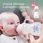 B.Box, ceașcă pentru învățat să bea, set 4 în 1, roz, de la 4 luni, 240 ml: цены и характеристики