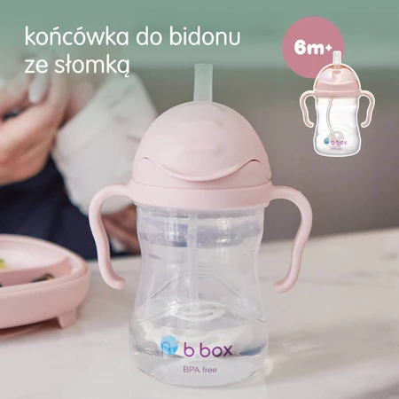 B.Box, ceașcă pentru învățat să bea, set 4 în 1, roz, de la 4 luni, 240 ml: цены и характеристики