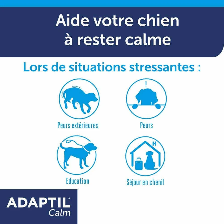 Ошейник Ceva Adaptil Stress-relief для крупных и средних собак M/L: цены и характеристики