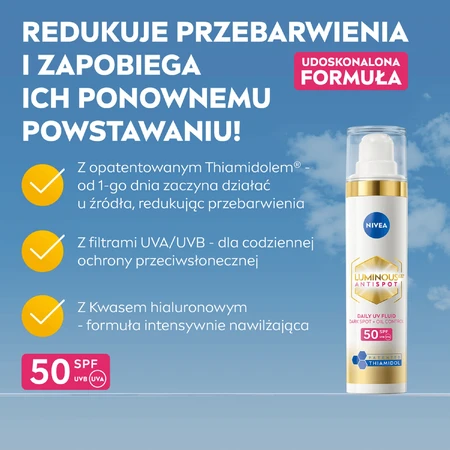 Nivea Cellular Luminous 630, денний крем проти пігментації, SPF 50, 40 мл: ціни та характеристики