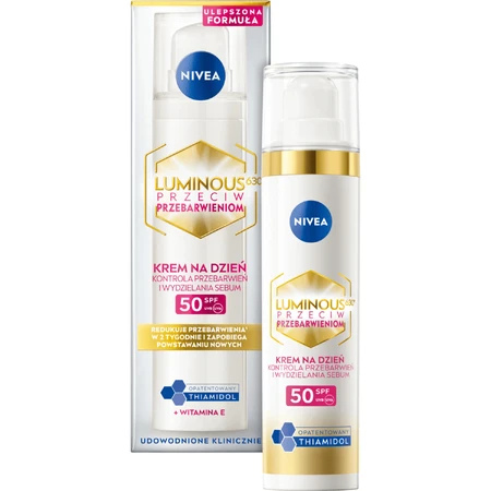 Nivea Cellular Luminous 630, денний крем проти пігментації, SPF 50, 40 мл: ціни та характеристики