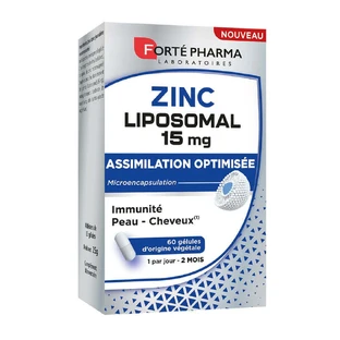 Forté Pharma Forté Royal Liposomal Zinc 15 мг для иммунитета, кожи, волос и ногтей 60 капсул