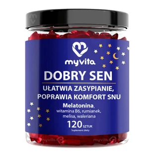 MyVita Good Sleep, натуральні желейні боби для дорослих, 120 шт.