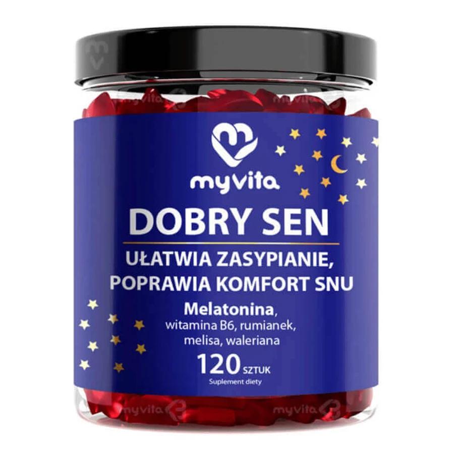 MyVita Good Sleep, натуральні желейні боби для дорослих, 120 шт.: ціни та характеристики
