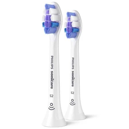 Philips, сменные насадки для звуковой зубной щетки Sonicare S Sensitive, белые, 2 штуки: цены и характеристики