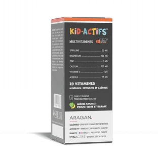 Aragan Synactifs KidActifs Boost мультивитаминный сироп для иммунной защиты 125 мл