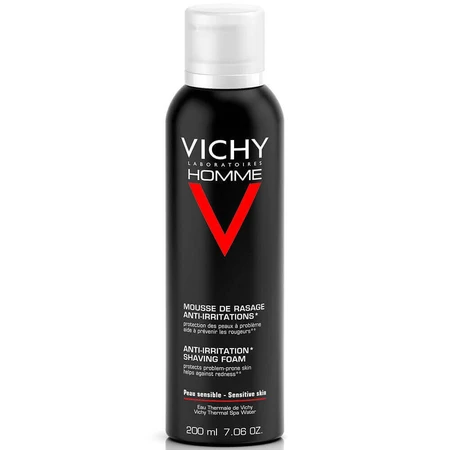 Vichy Мужская пена для бритья против раздражения чувствительной кожи 200 мл: цены и характеристики