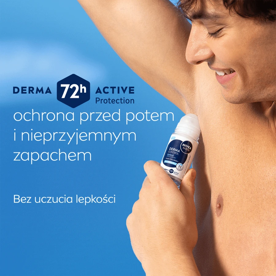 Nivea Men Derma Control Defend, антиперспирант, ролл-он, 50 мл: цены и характеристики