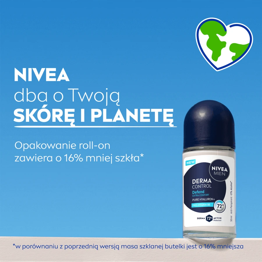 Nivea Men Derma Control Defend, антиперспирант, ролл-он, 50 мл: цены и характеристики