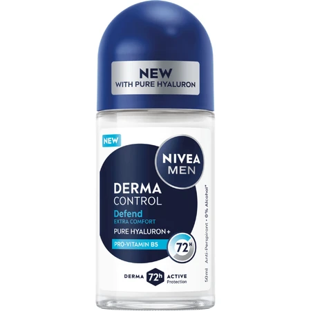 Nivea Men Derma Control Defend, антиперспирант, ролл-он, 50 мл: цены и характеристики