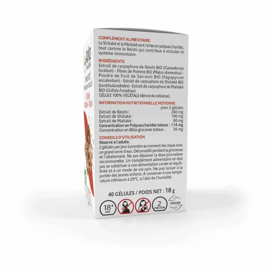 Arkopharma Arkocapsule Shiitake Maitake Reishi Organic x40 капсул: цены и характеристики