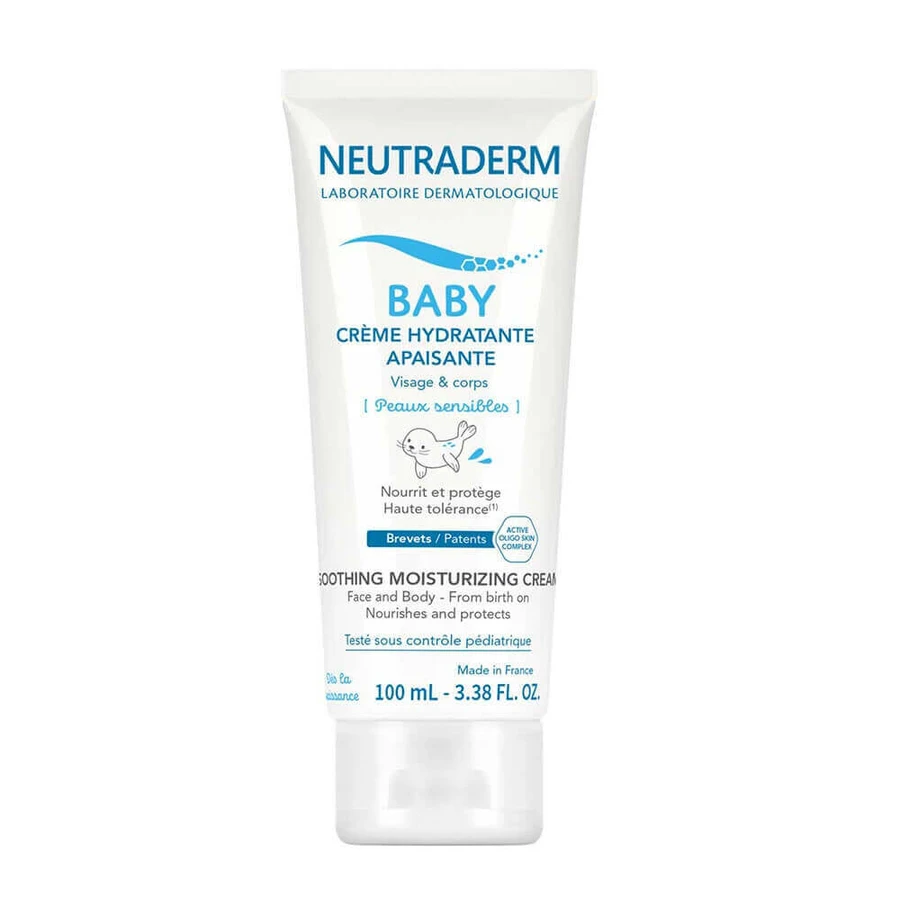 Neutraderm Baby Успокаивающий увлажняющий крем для чувствительной кожи 100 мл: цены и характеристики