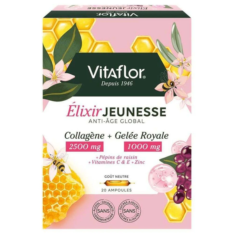 Vitaflor Jeunesse Global Anti-Ageing Neutral 20 ампул: цены и характеристики