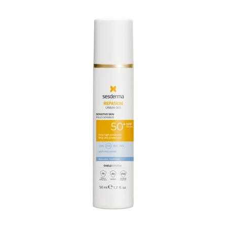 Sesderma Repaskin Urban 365, солнцезащитный крем для лица, чувствительная кожа, SPF 50+, 50 мл: цены и характеристики