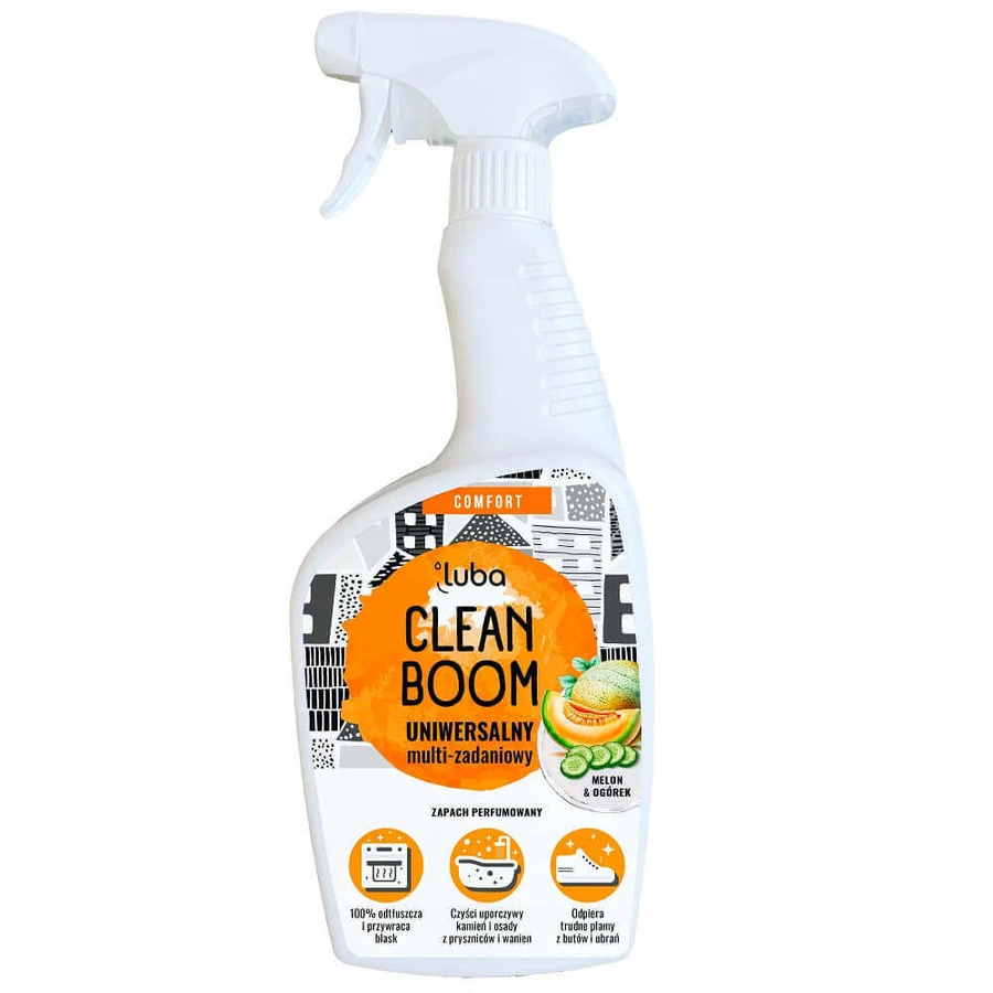 Luba Comfort Clean Boom, універсальний очищувач, диня та огірок, 600 мл: ціни та характеристики