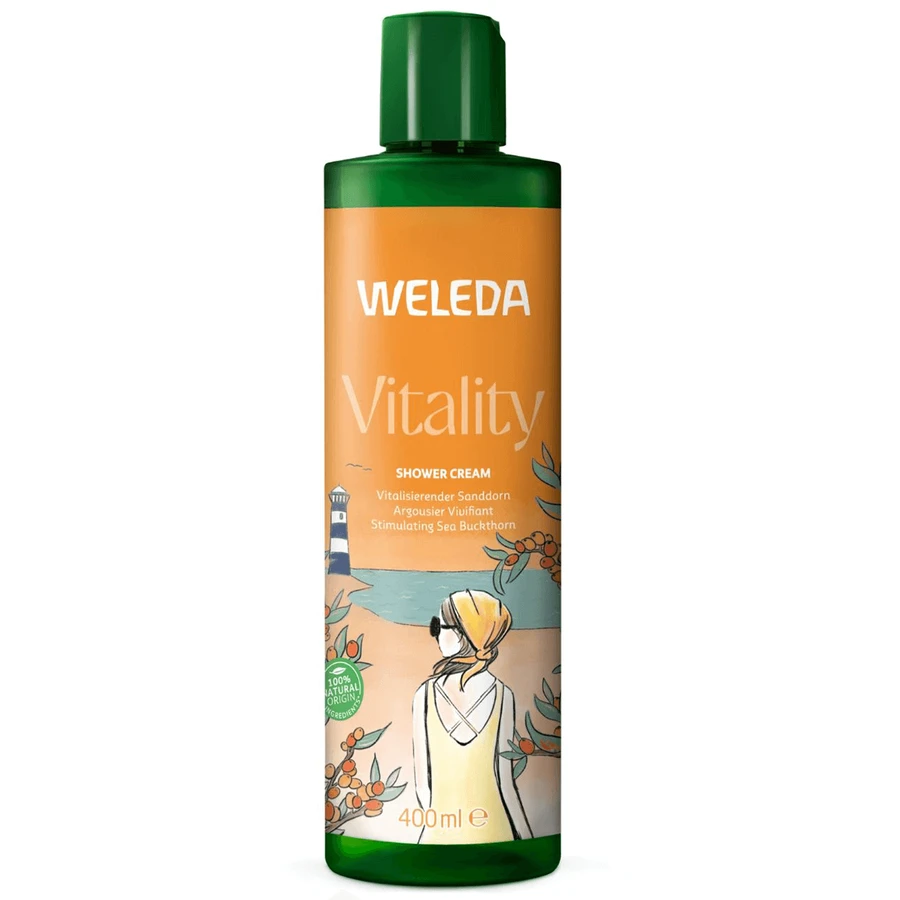 Weleda Vitality, кремовый лосьон для душа с облепихой, 400 мл: цены и характеристики