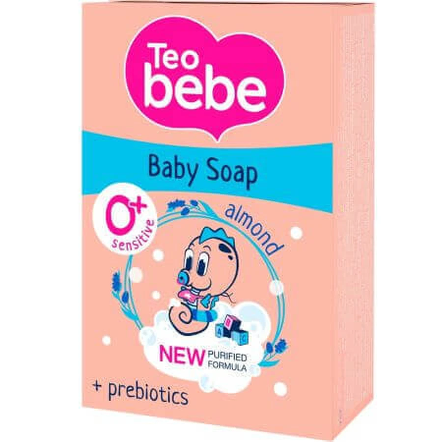 Дитяче мило з мигдалевою олією, 75 г, Teo Bebe: ціни та характеристики