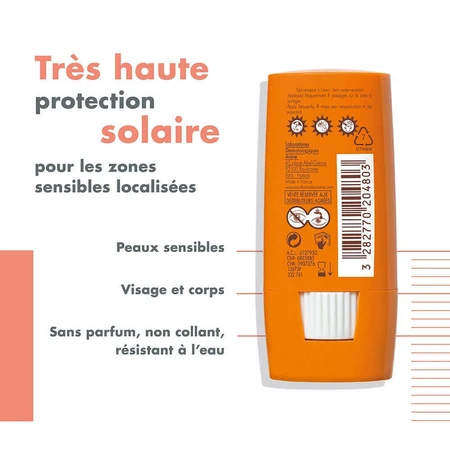 Avène Solari Stick Sensitive Areas SPF 50+ 8g: цены и характеристики