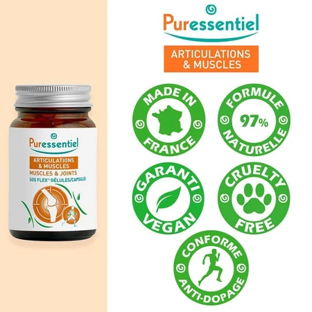 Puressentiel для суглобів та м'язів S.O.S Flex 30 капсул: ціни та характеристики