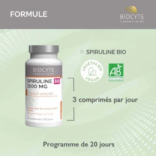 Органічна спіруліна Biocyte Health 60 таблеток