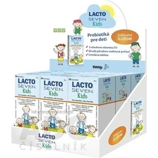 Vitabalans LACTOSEVEN Kids DISPLEJ 9×50 tbl, дієтична добавка для дітей