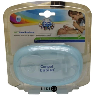 Аспіратор назальний Canpol Babies 5/119 з трубочкою