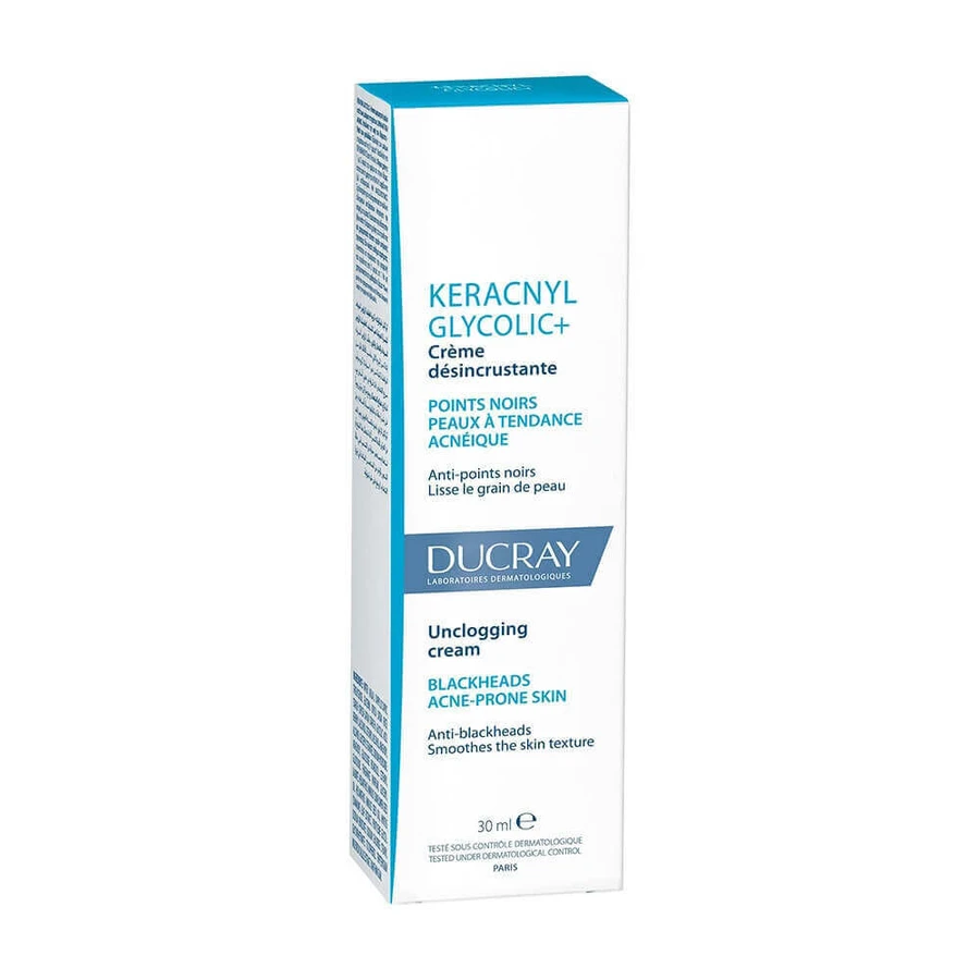 Ducray Keracnyl Purifying Cream - Крем от прыщей и угрей гликолевый+ 30 мл: цены и характеристики