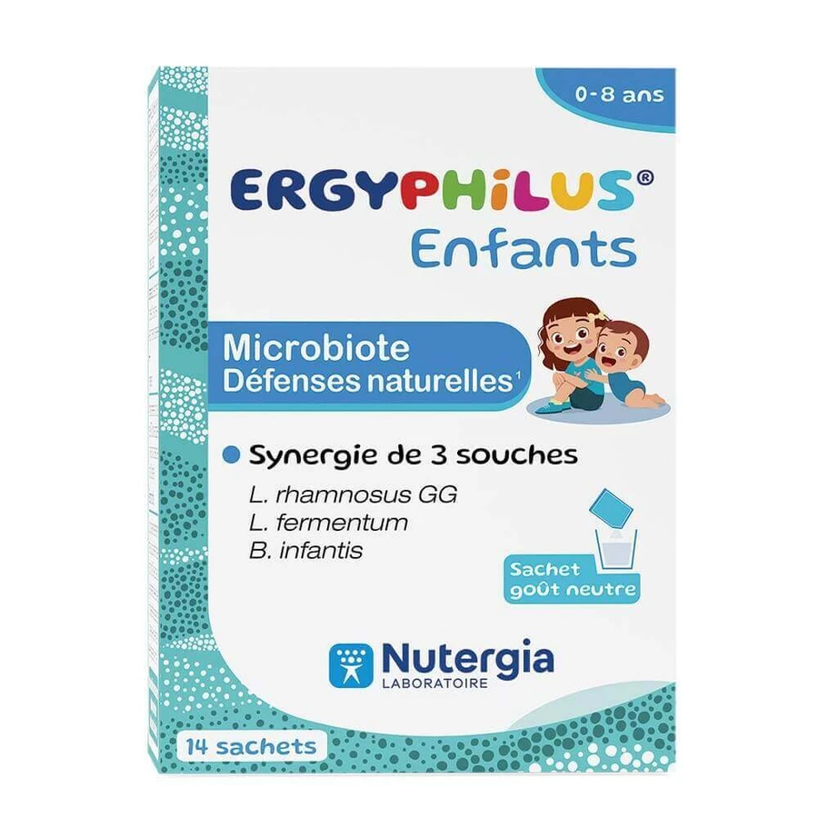 Микробиота для детей Nutergia Ergyphilus нейтральный вкус 14 пакетиков: цены и характеристики