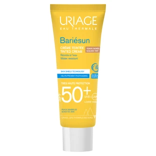 Uriage Bariesun, крем тонізуючий із захистом від сонця, бронзуючий, SPF 50+, 50 мл + пудра безкоштовна