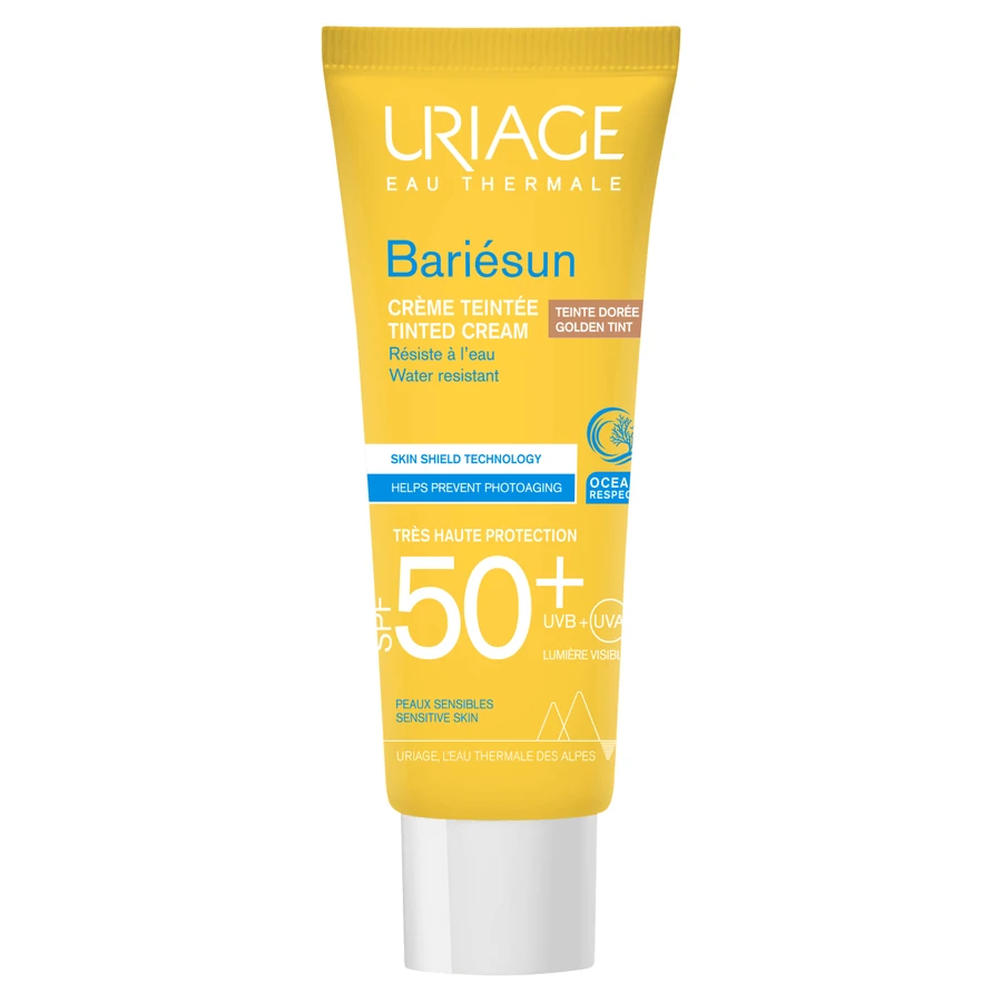 Uriage Bariesun, крем тонізуючий із захистом від сонця, бронзуючий, SPF 50+, 50 мл + пудра безкоштовна: ціни та характеристики
