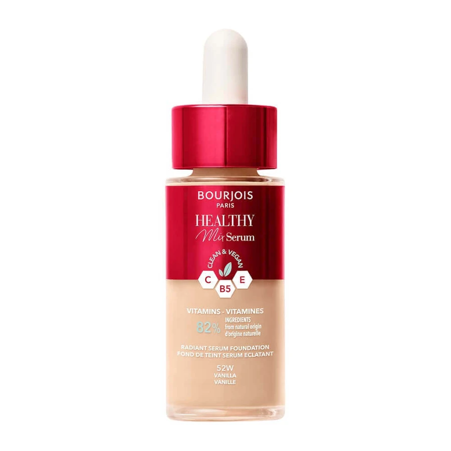 Зволожуюча та освітлююча сироватка-праймер для обличчя Bourjois Healthy Mix Serum 52W Vanilla, 30 мл: ціни та характеристики
